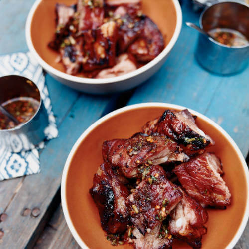 Grilled pork