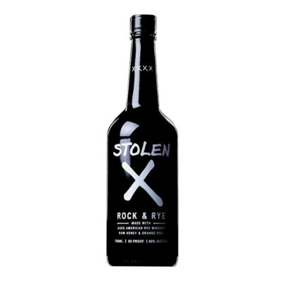 Bottle of Stolen X Rock & Rye